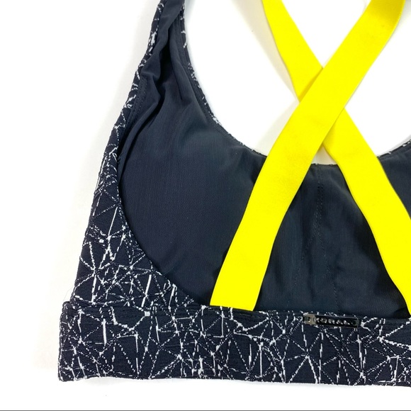 ♦️SOLD♦️Koral Fame Criss-Cross Sports Bra Black - Picture 7 of 10